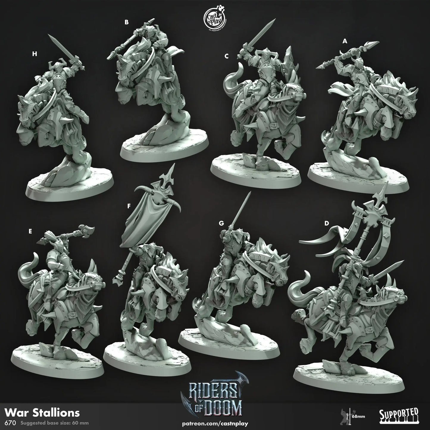 Death Knight War Stallions - The Print Tavern