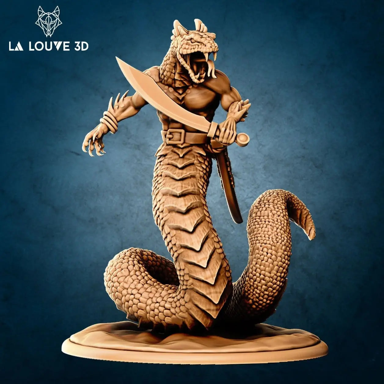 Yuan-Ti Human Snake Abomination - The Print Tavern
