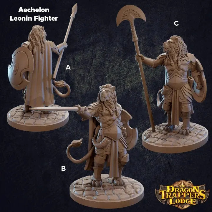 Leonin Aechelon the Fearless - The Print Tavern