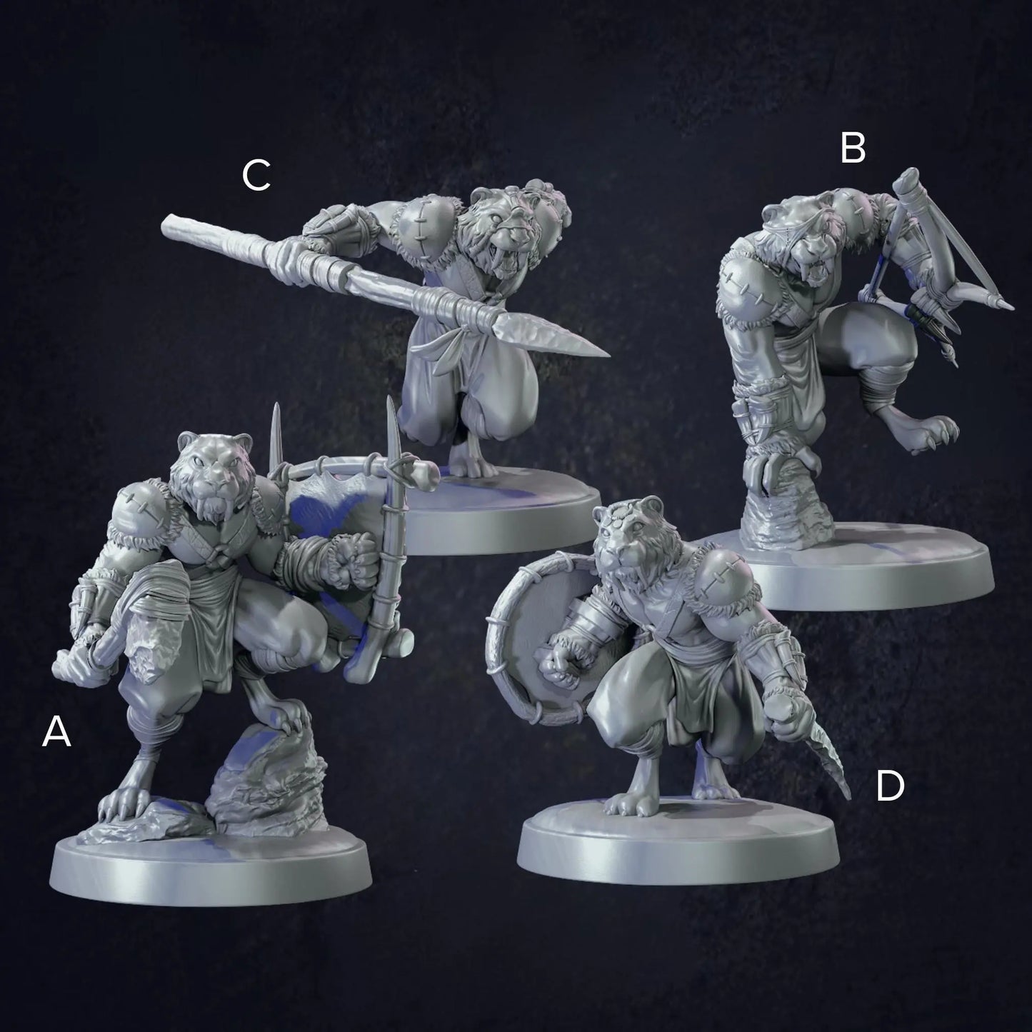 Tigerfolk Sabretooth Fighters - The Print Tavern