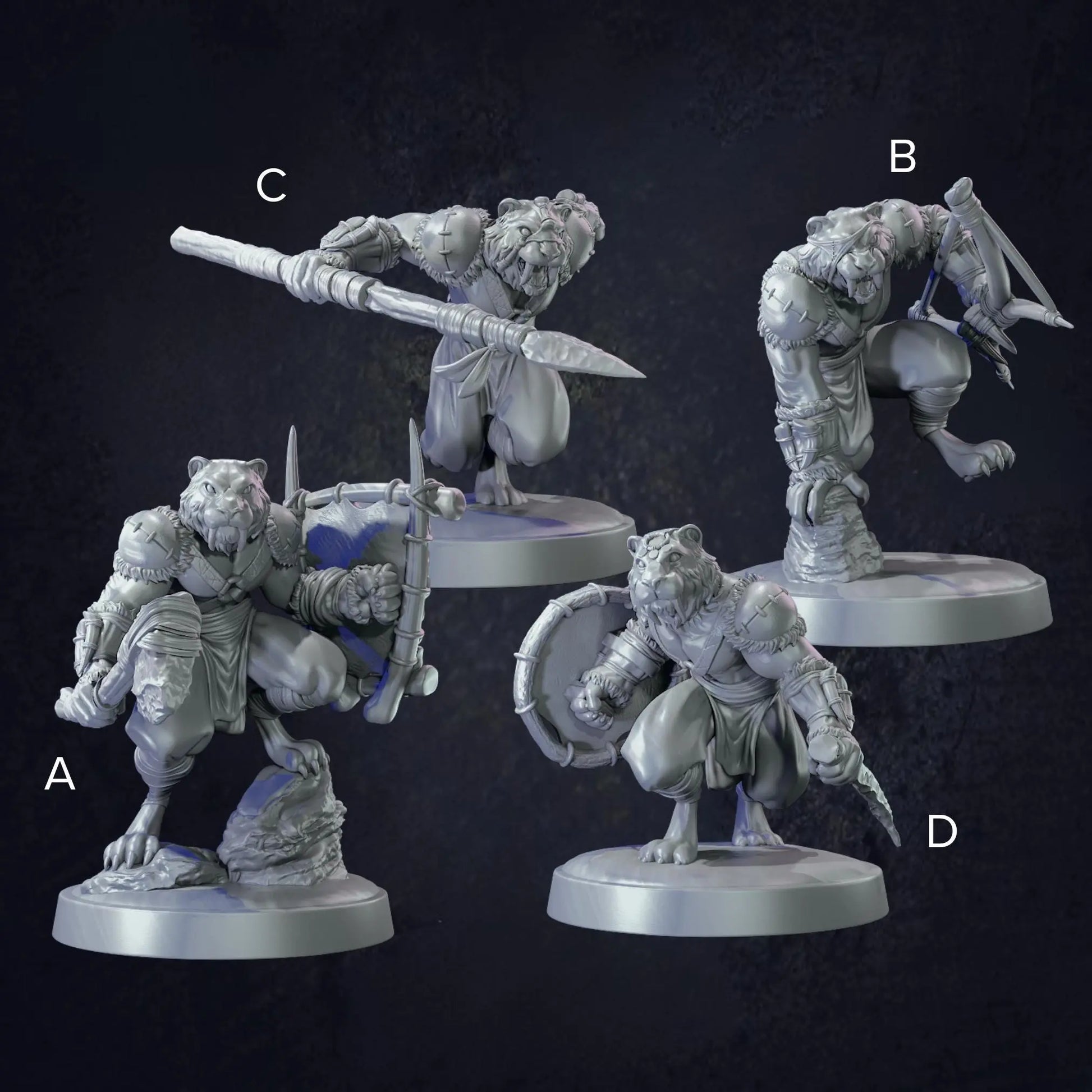 Tigerfolk Sabretooth Fighters - The Print Tavern