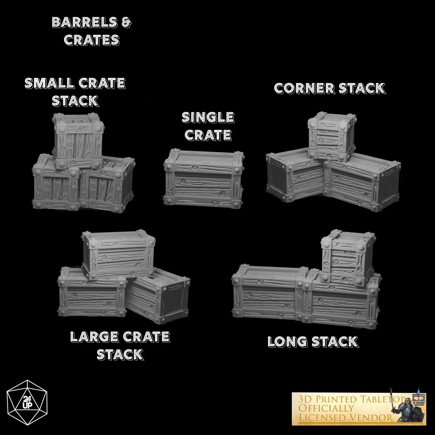 Barrels and Crates - The Print Tavern