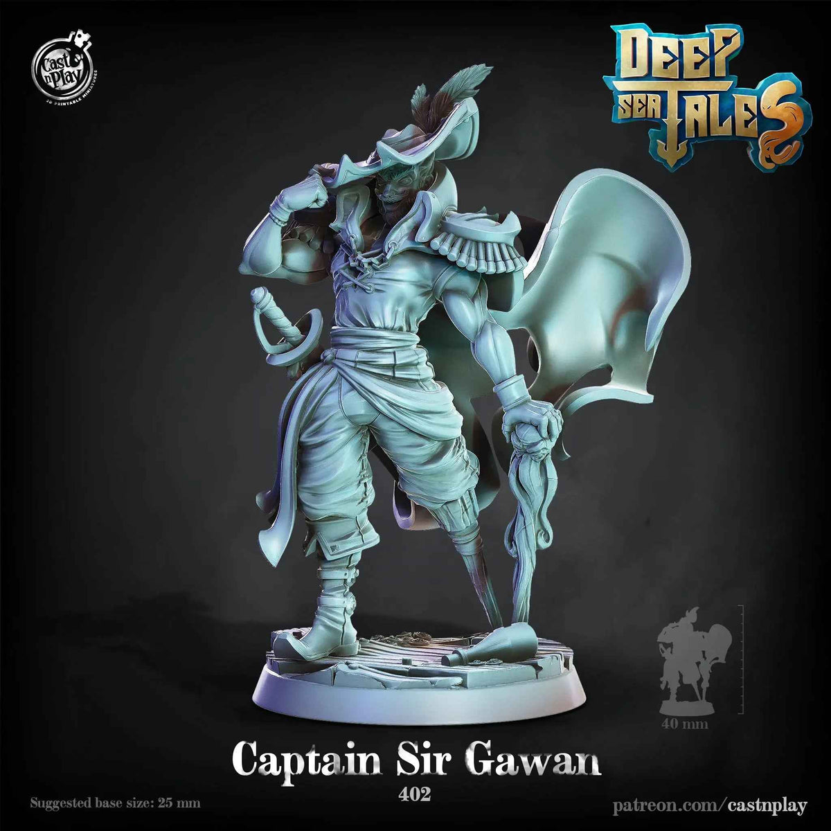 Pirate Captain Sir Gawan