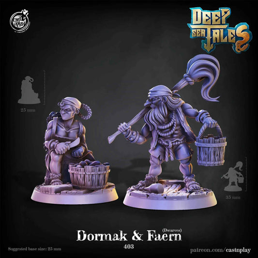 Dwarven Pirate Crew Dormak & Faern