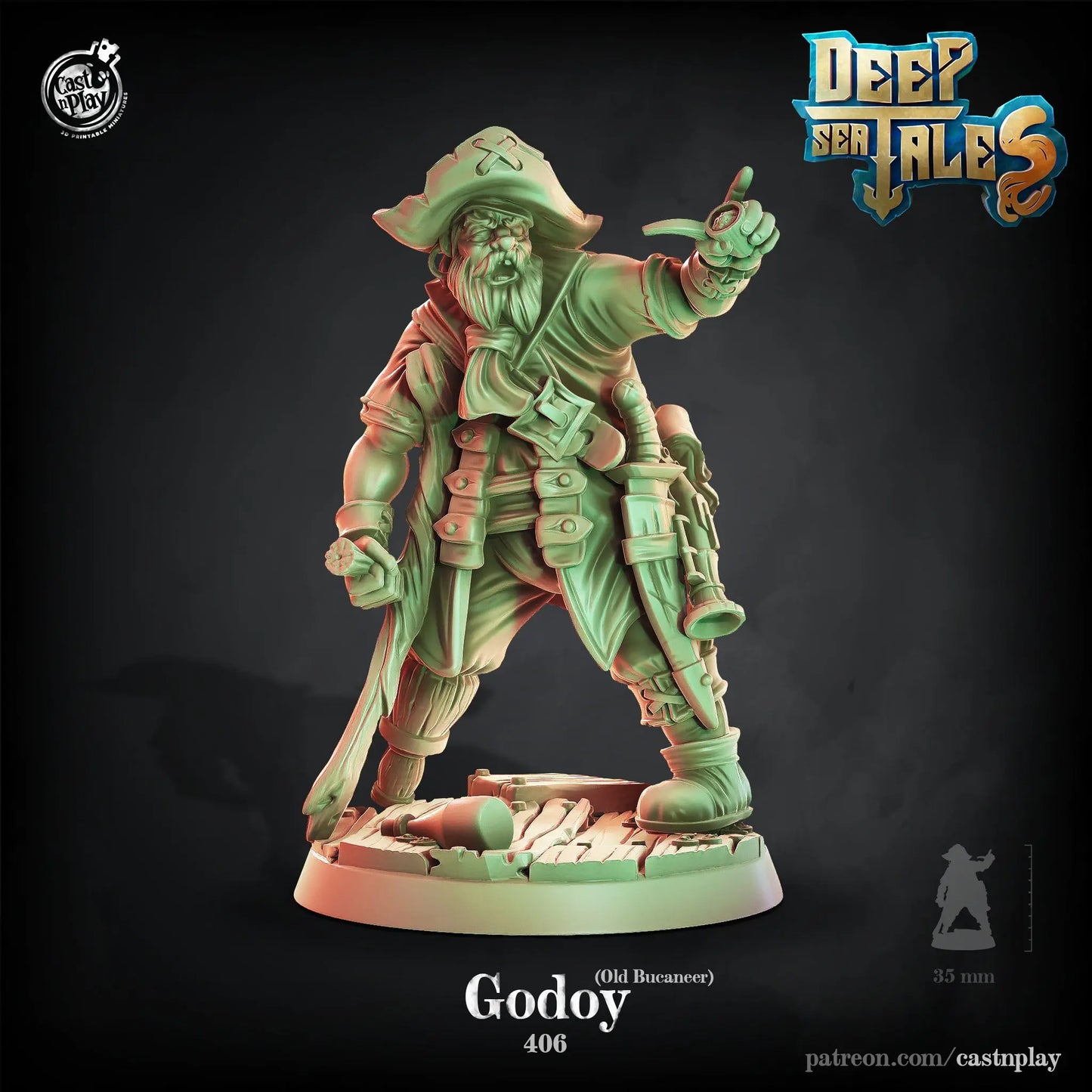 Old Bucaneer Godoy - The Print Tavern