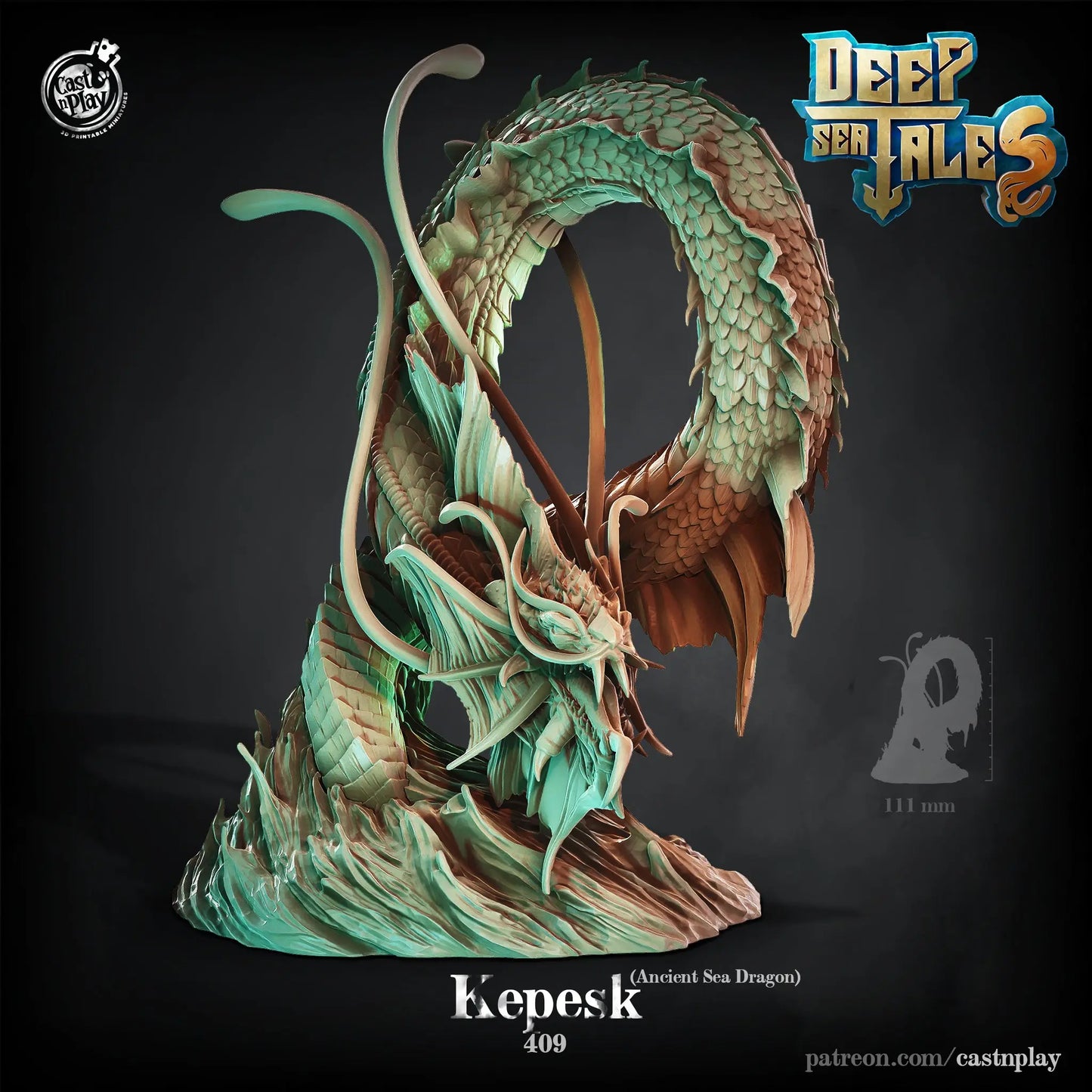 Ancient Sea Dragon Kepesk - The Print Tavern