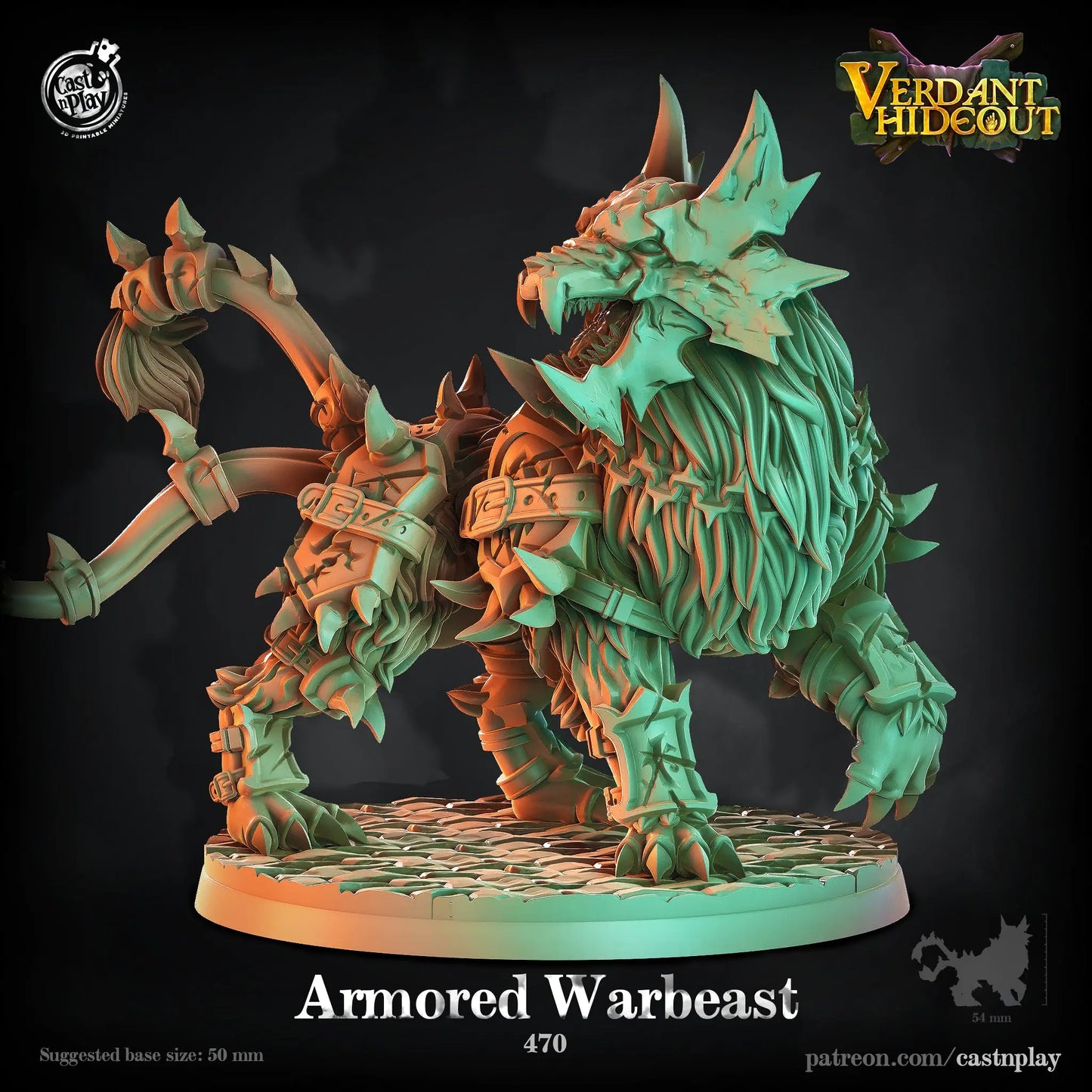 Armoured Warbeast - The Print Tavern