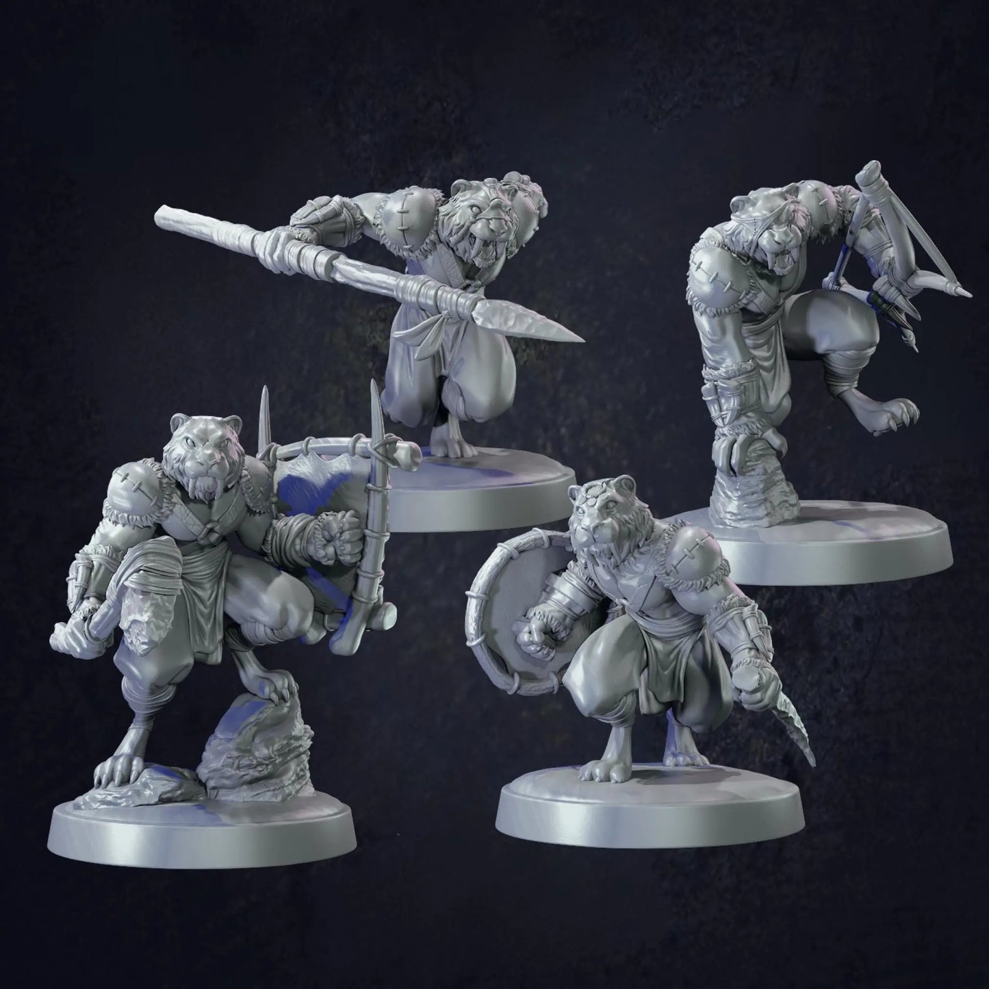 Tigerfolk Sabretooth Fighters - The Print Tavern