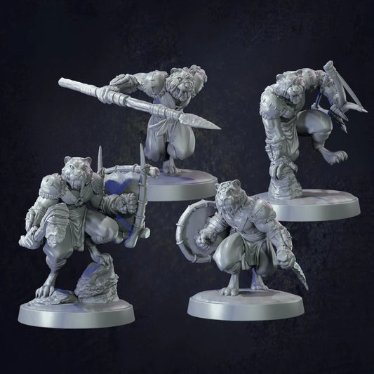 Tigerfolk Sabretooth Fighters - The Print Tavern