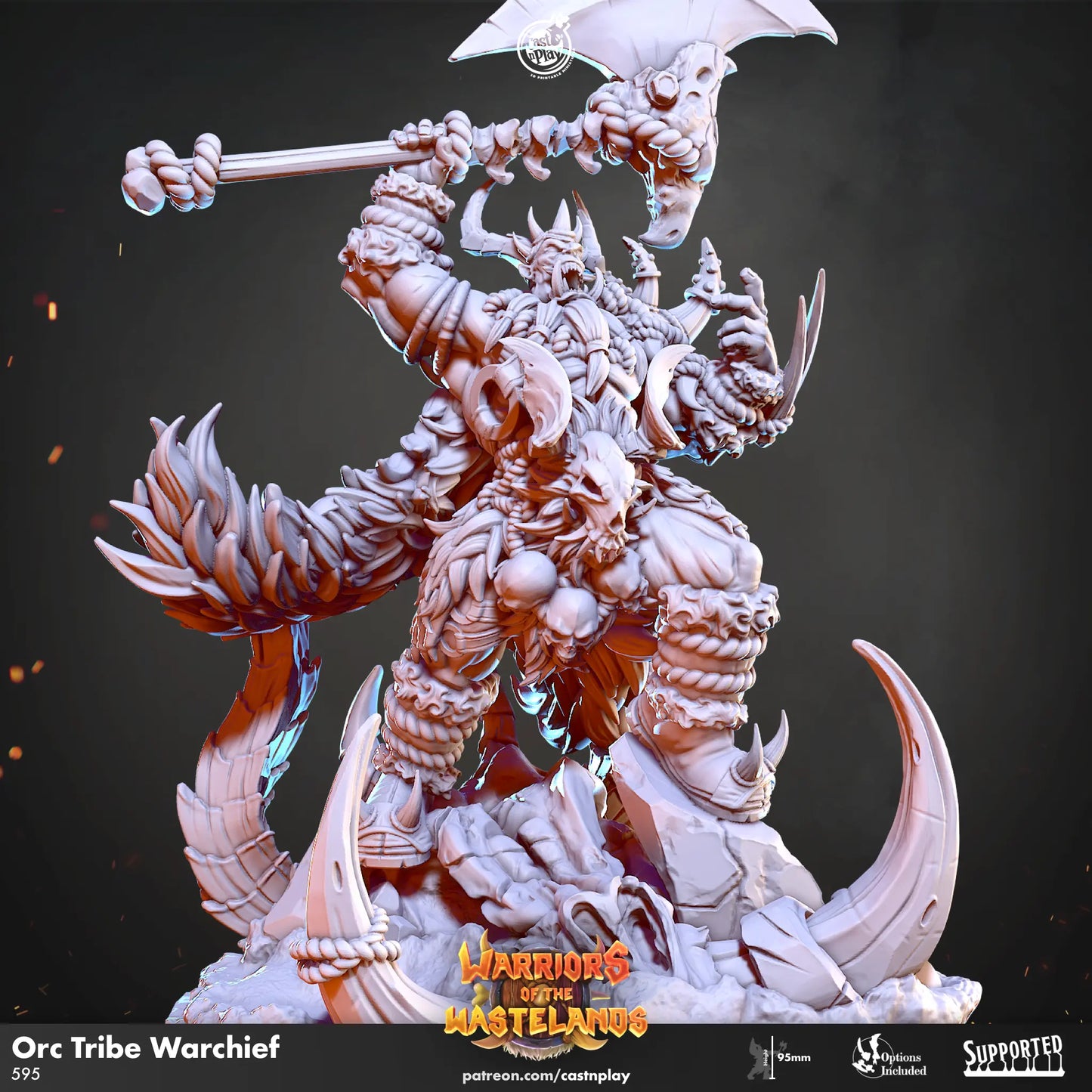 Orc Tribe Warchief - The Print Tavern