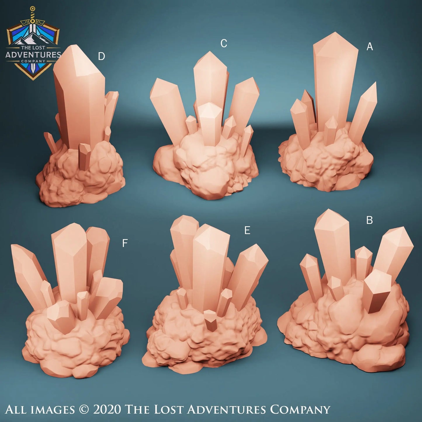 Crystal Clusters - The Print Tavern