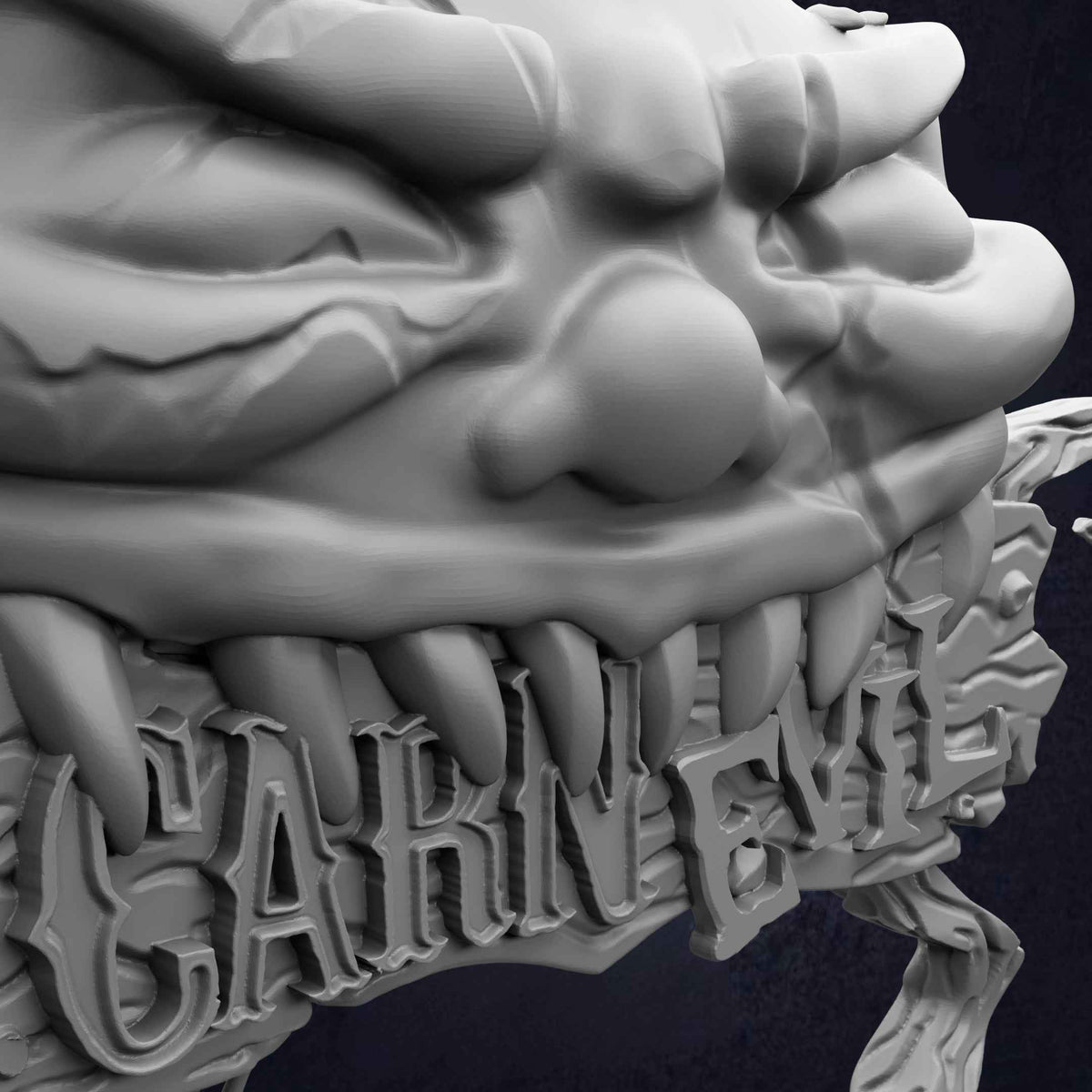 Carnevil Sign - Spooky Carnival Entrance
