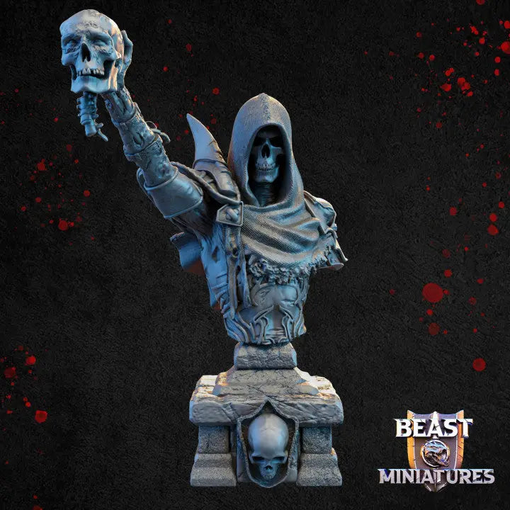 Ildrak Skeleton Sorcerer Bust - The Print Tavern