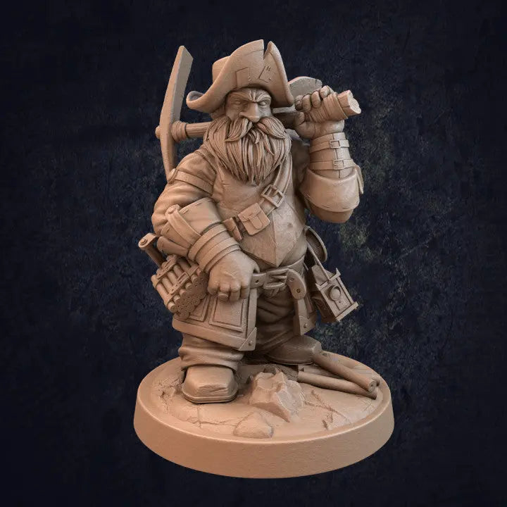Prospector Dwarven Miner - The Print Tavern