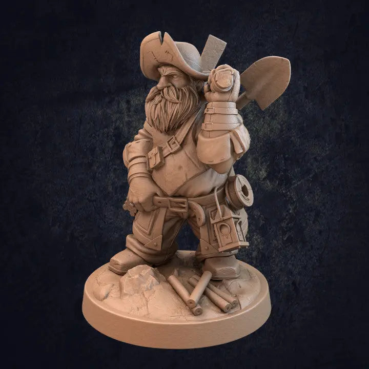 Prospector Dwarven Miner - The Print Tavern