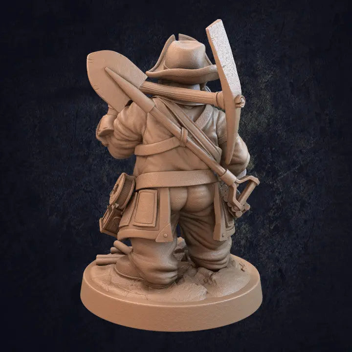 Prospector Dwarven Miner - The Print Tavern