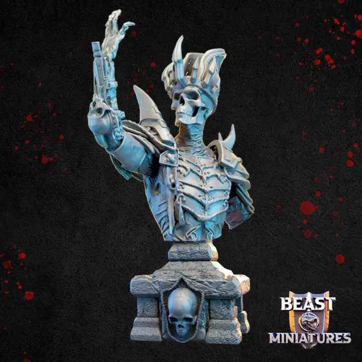 Zulghar Skeleton Warlock Bust