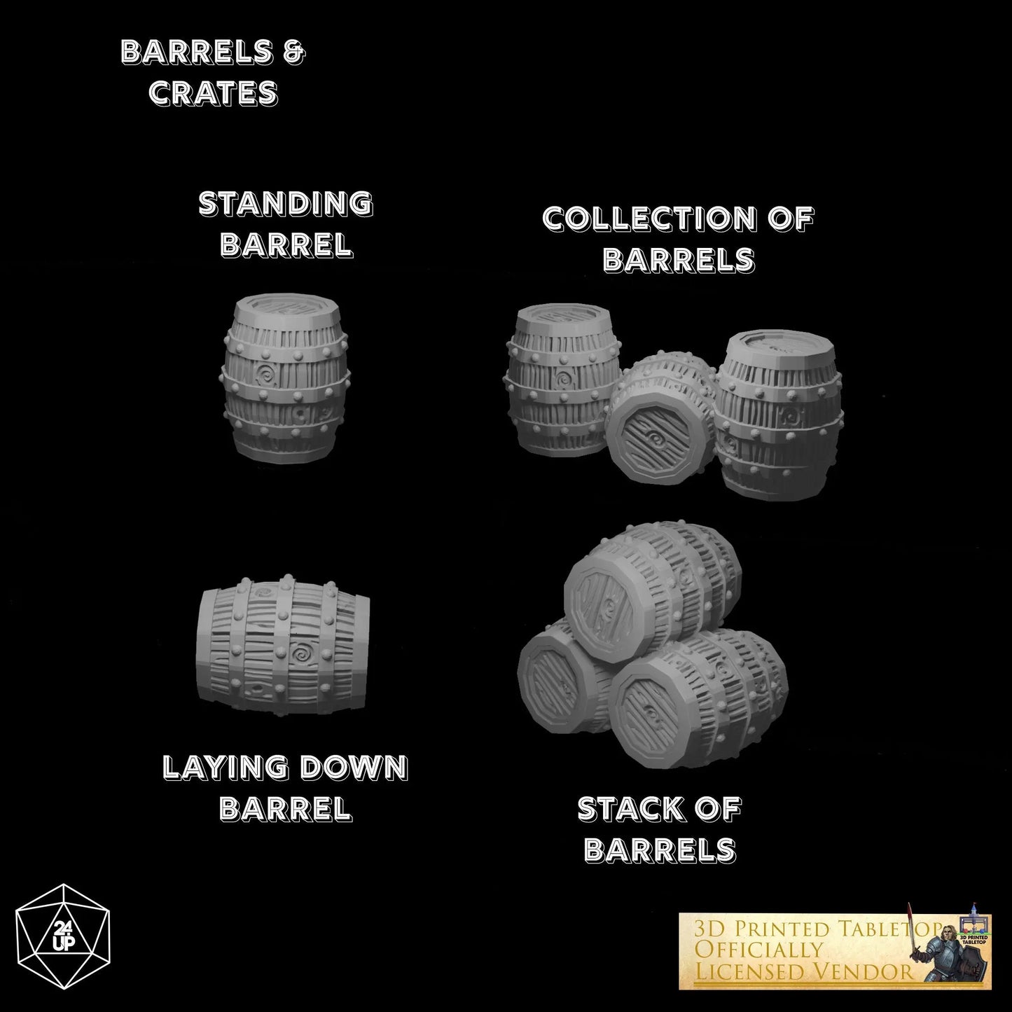 Barrels and Crates - The Print Tavern