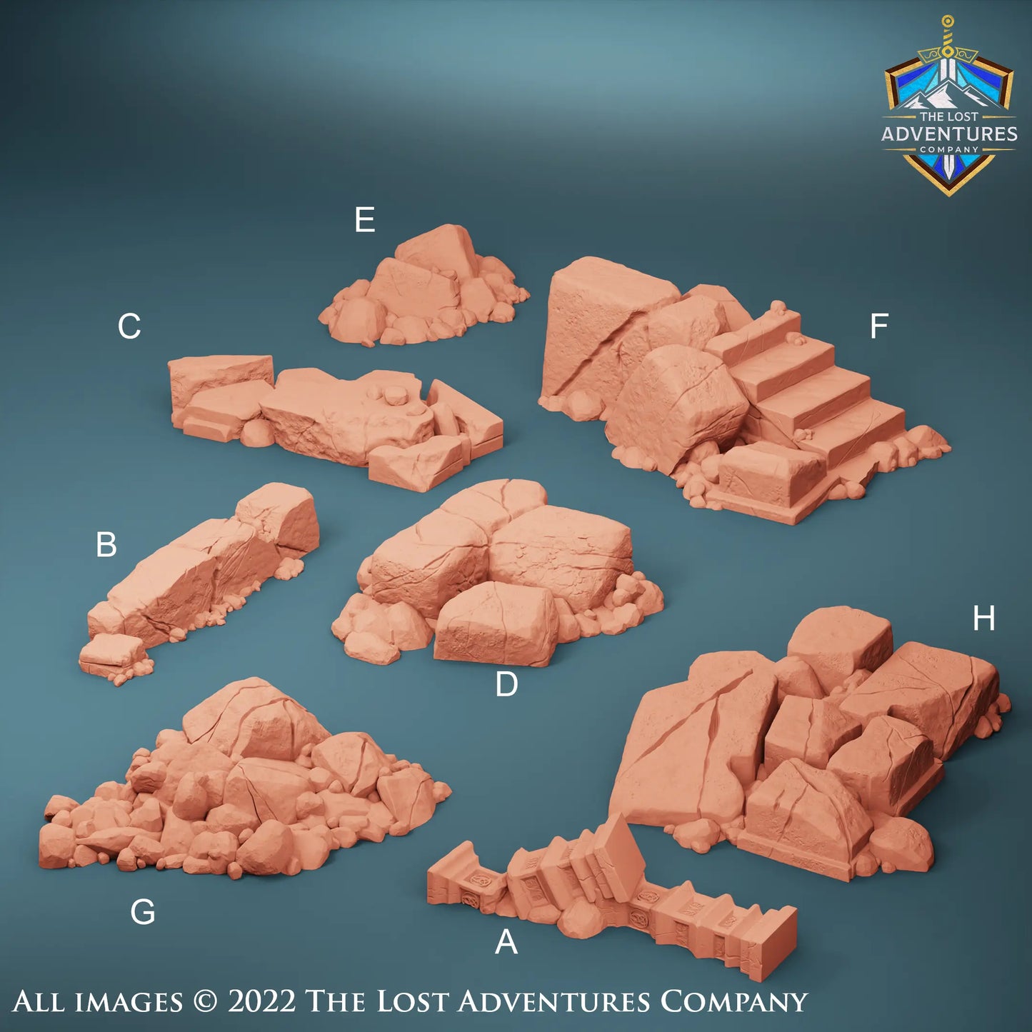 Ancient Rubble Terrain - The Print Tavern