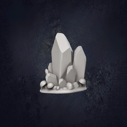 Magical Crystals - The Print Tavern D&D RPG Miniature