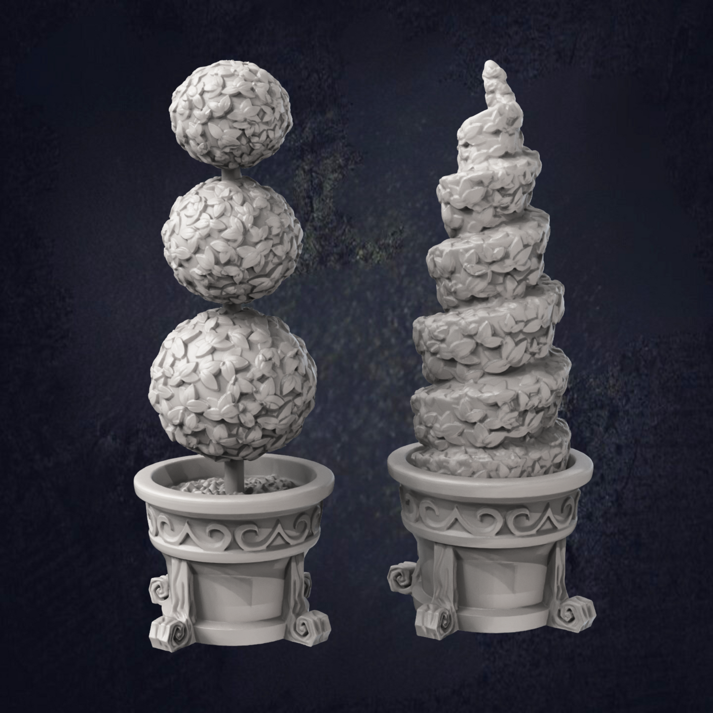 Potted Topiary Plants