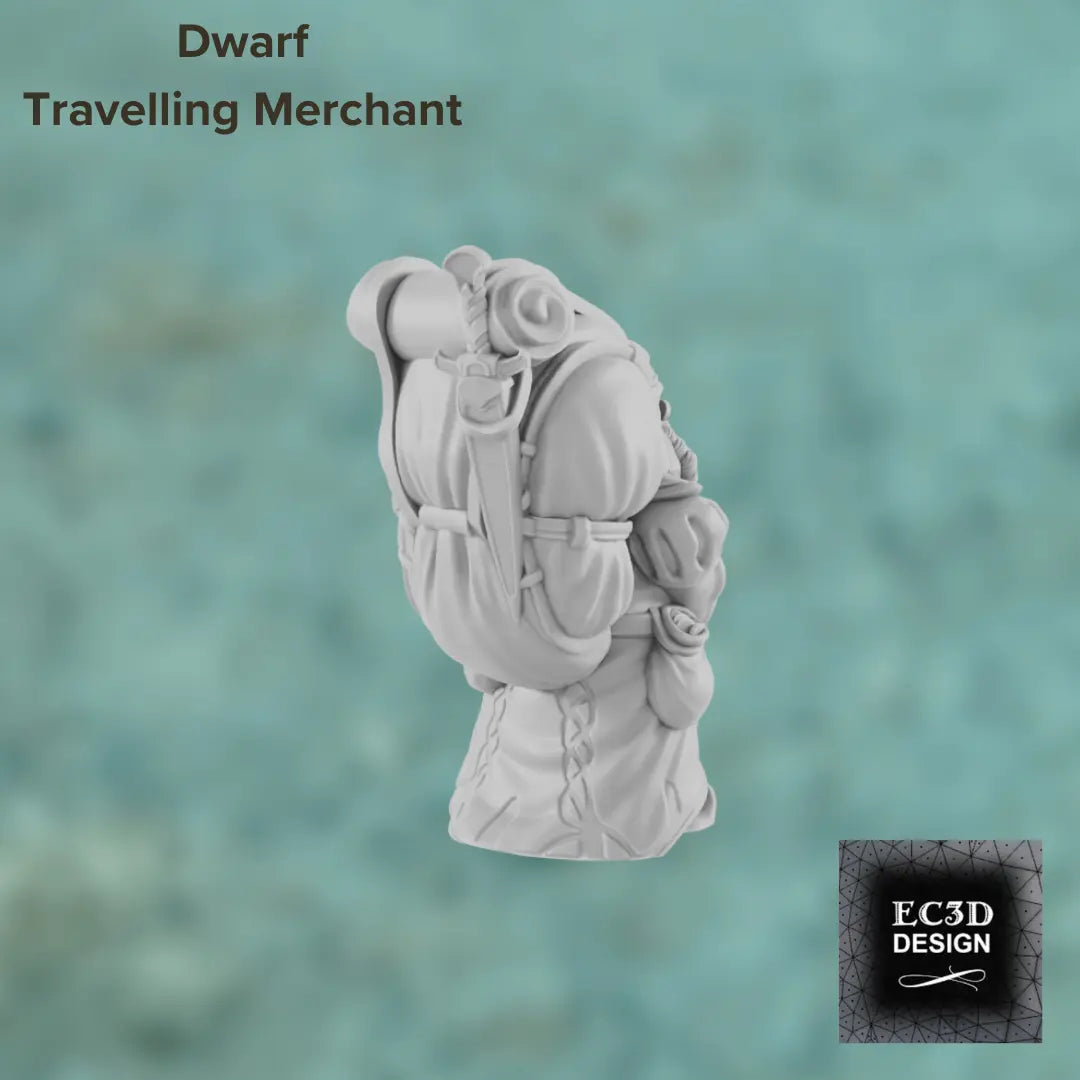 Dwarf Travelling Merchant - The Print Tavern