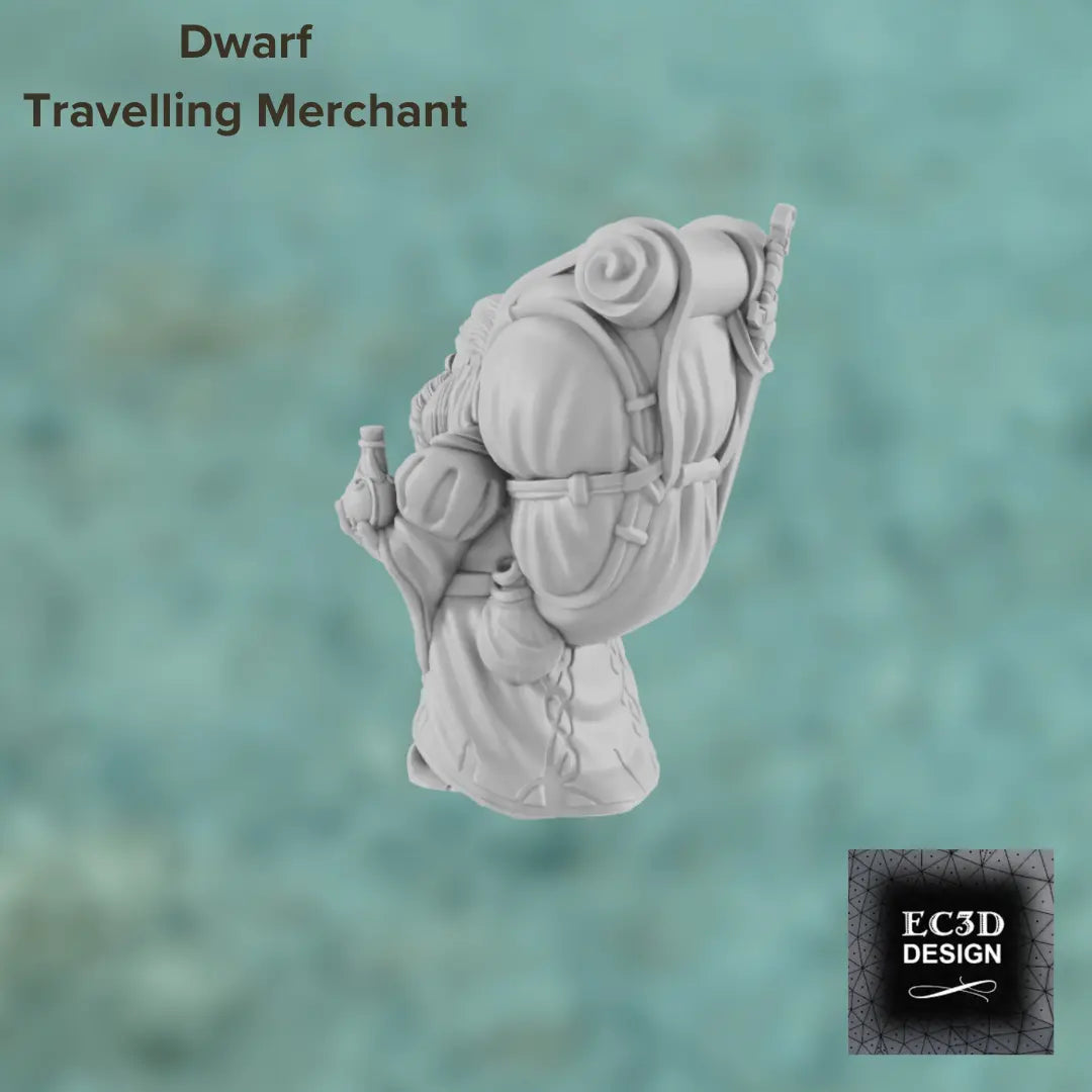 Dwarf Travelling Merchant - The Print Tavern