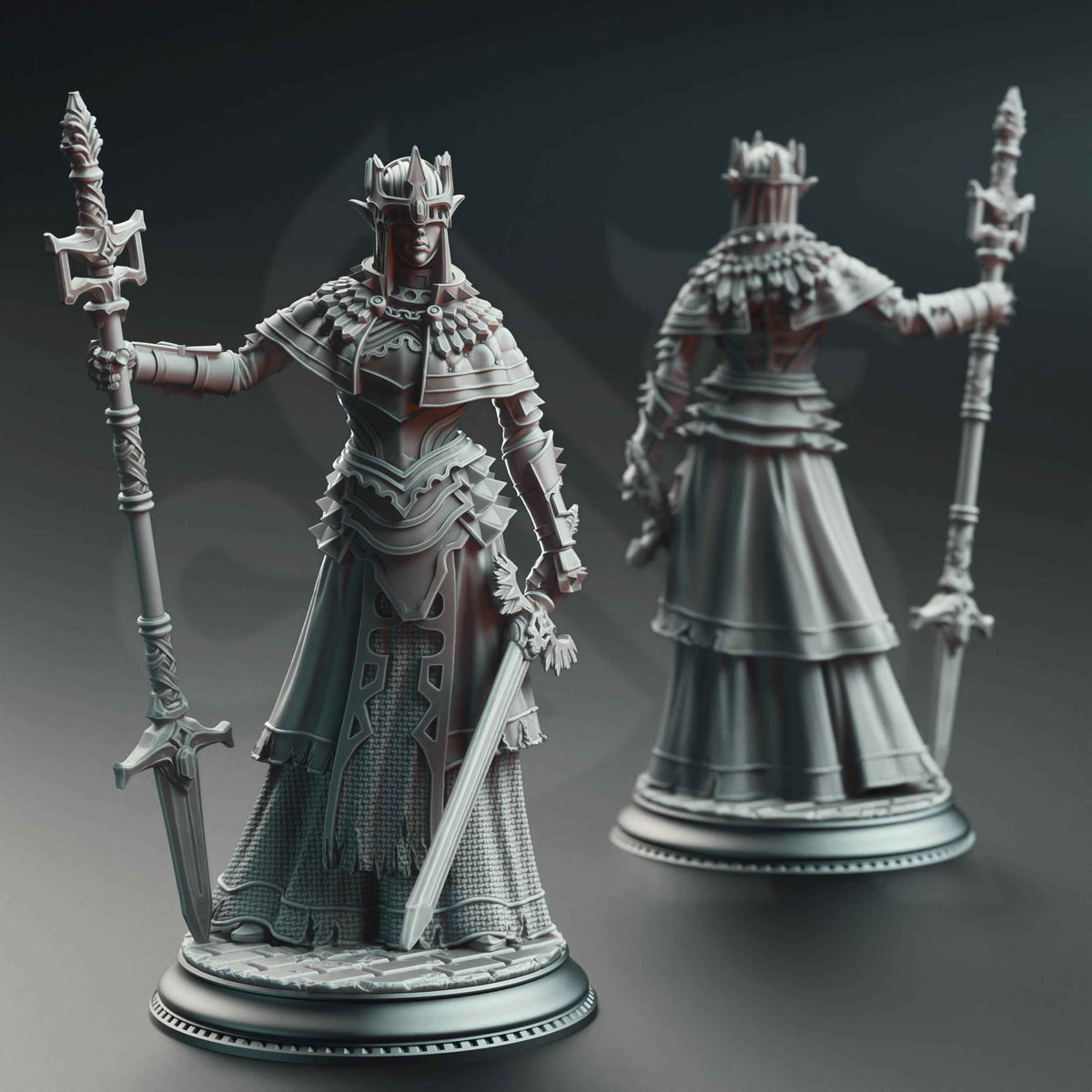 Half-Elf Maiden Cleric