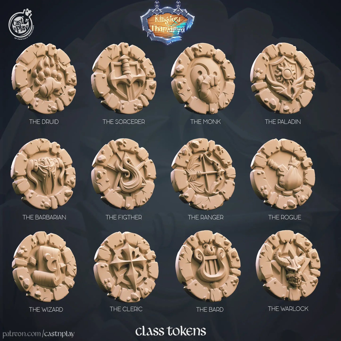 Class Tokens - The Print Tavern