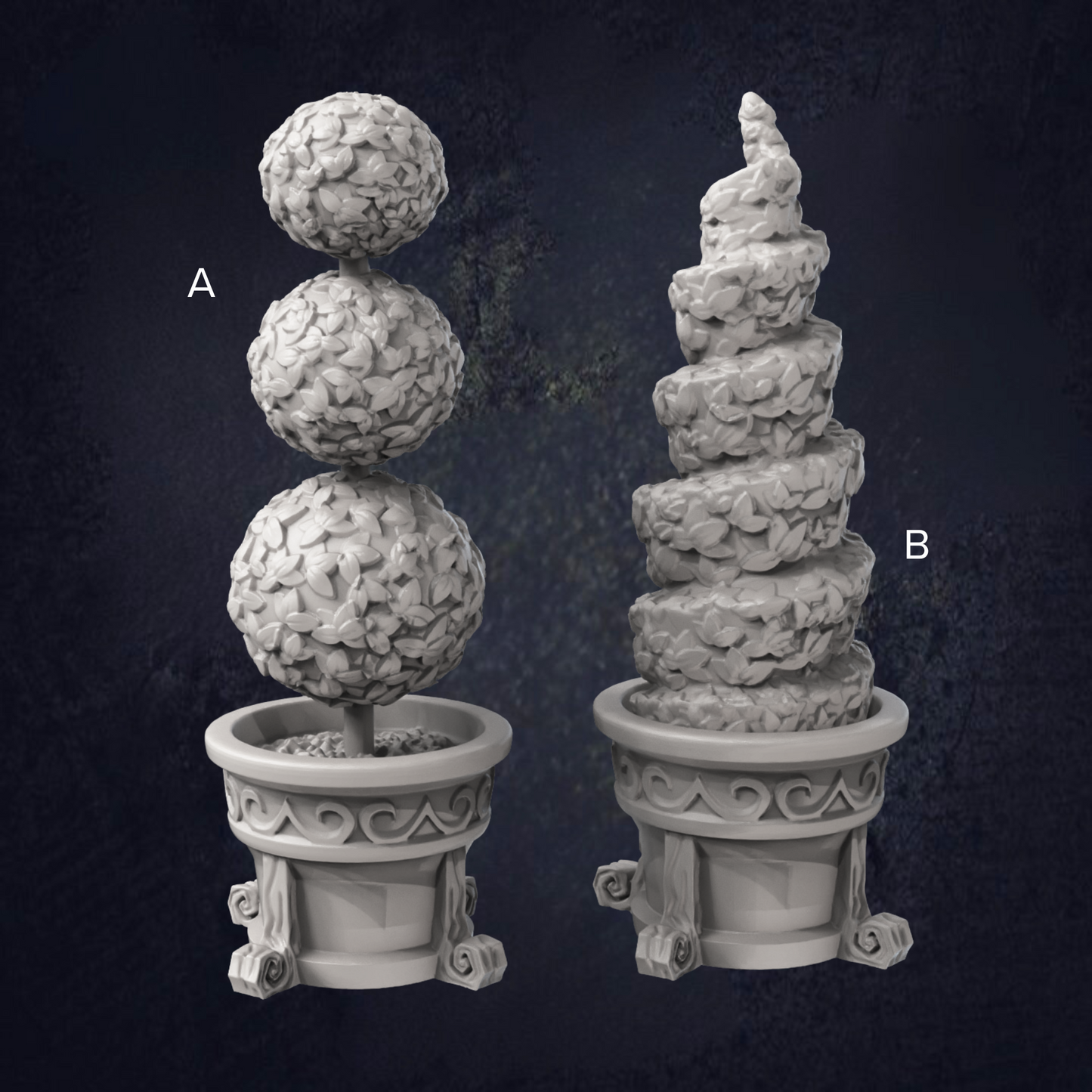 Potted Topiary Plants