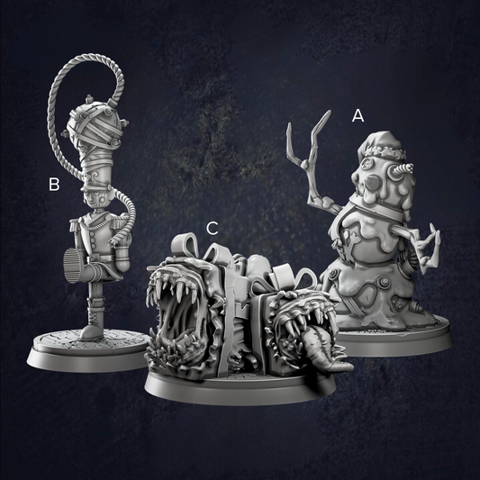Christmas Trap Toys - The Print Tavern D&D RPG Miniature