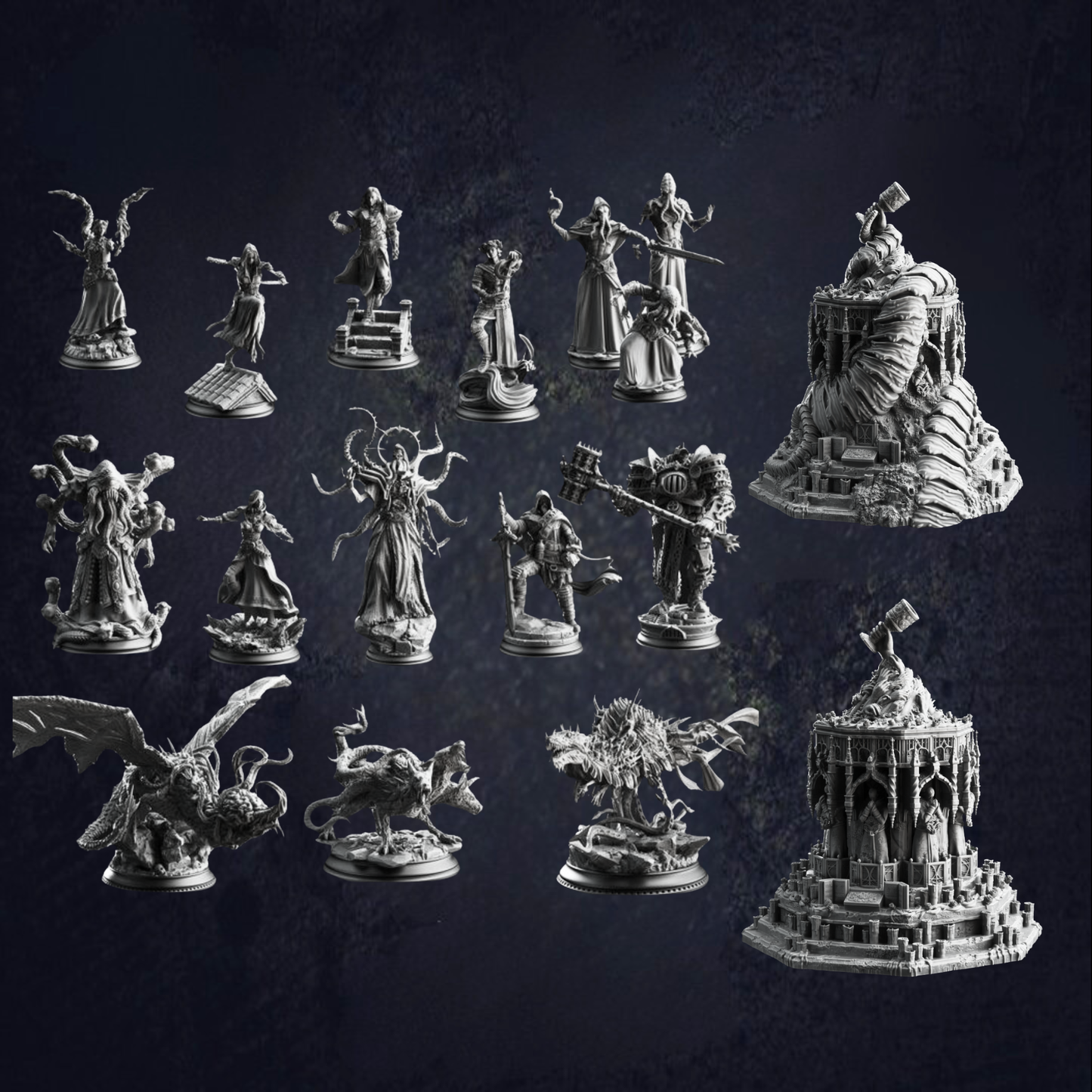 Aberrant Ascension Set - The Print Tavern D&D RPG Miniature