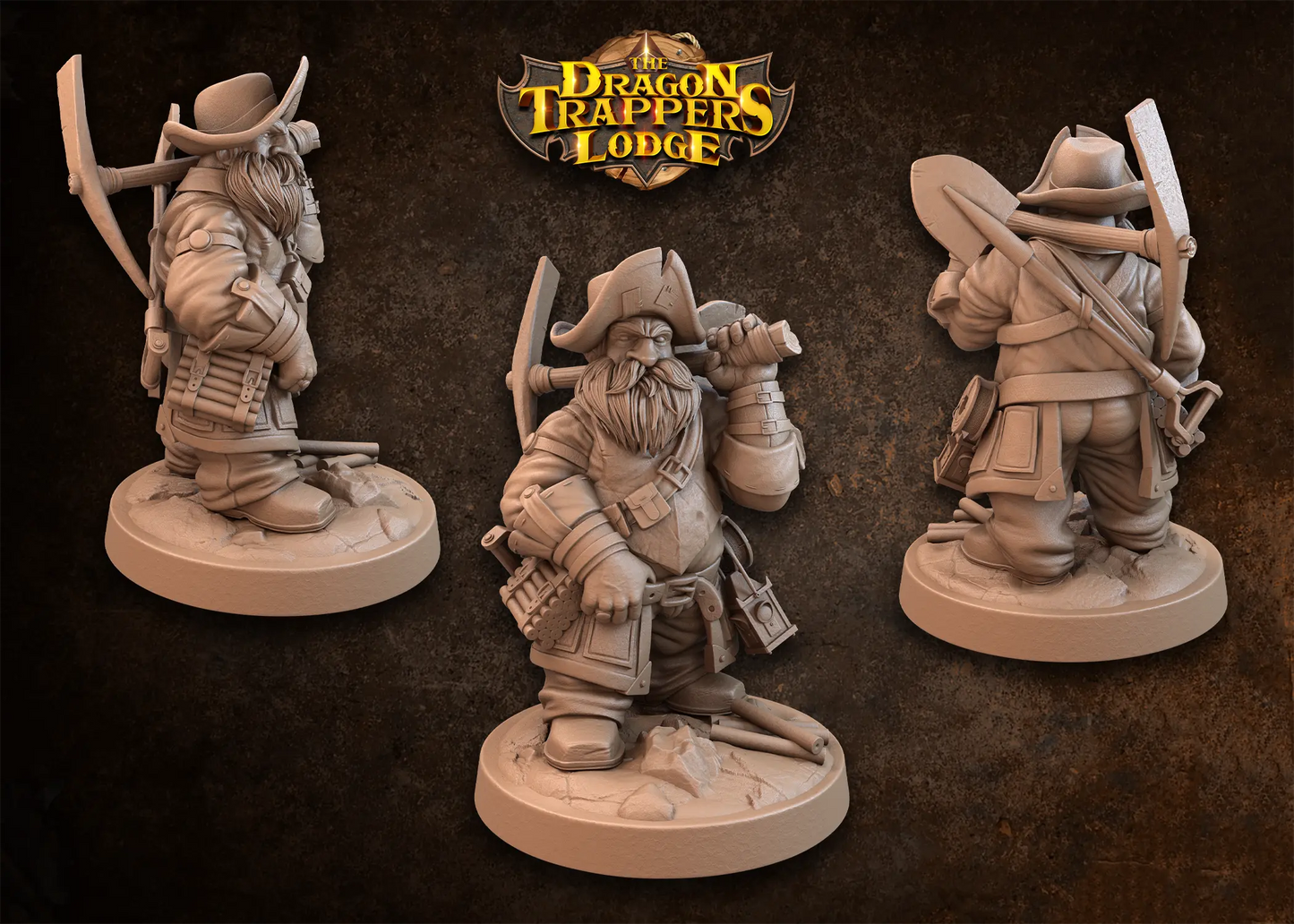 Prospector Dwarven Miner - The Print Tavern