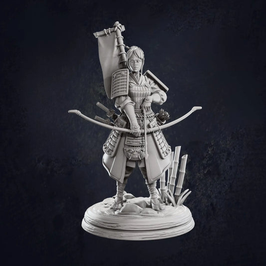 Sakura Human Female Archer - The Print Tavern