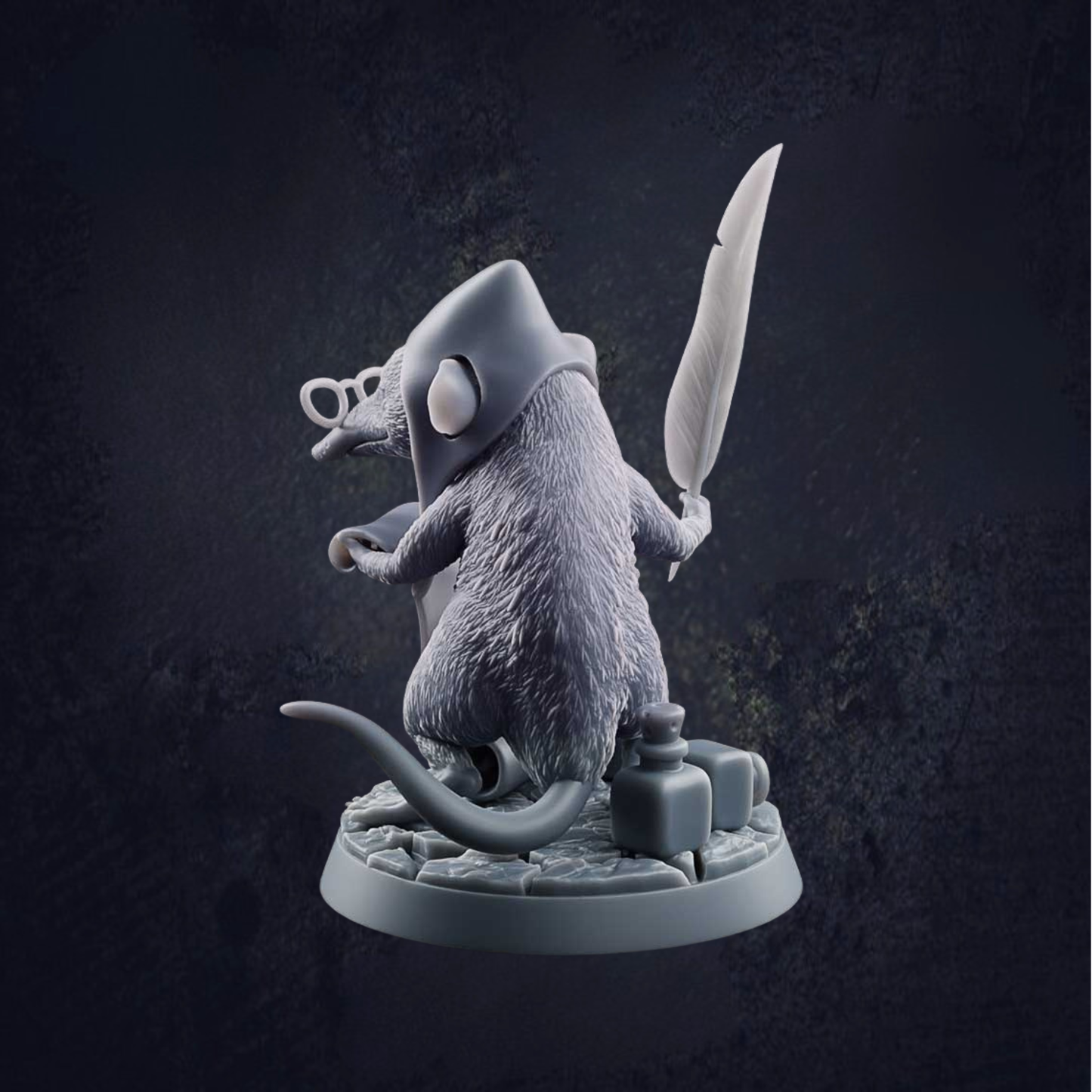 Scribe Shrew - The Print Tavern D&D RPG Miniature