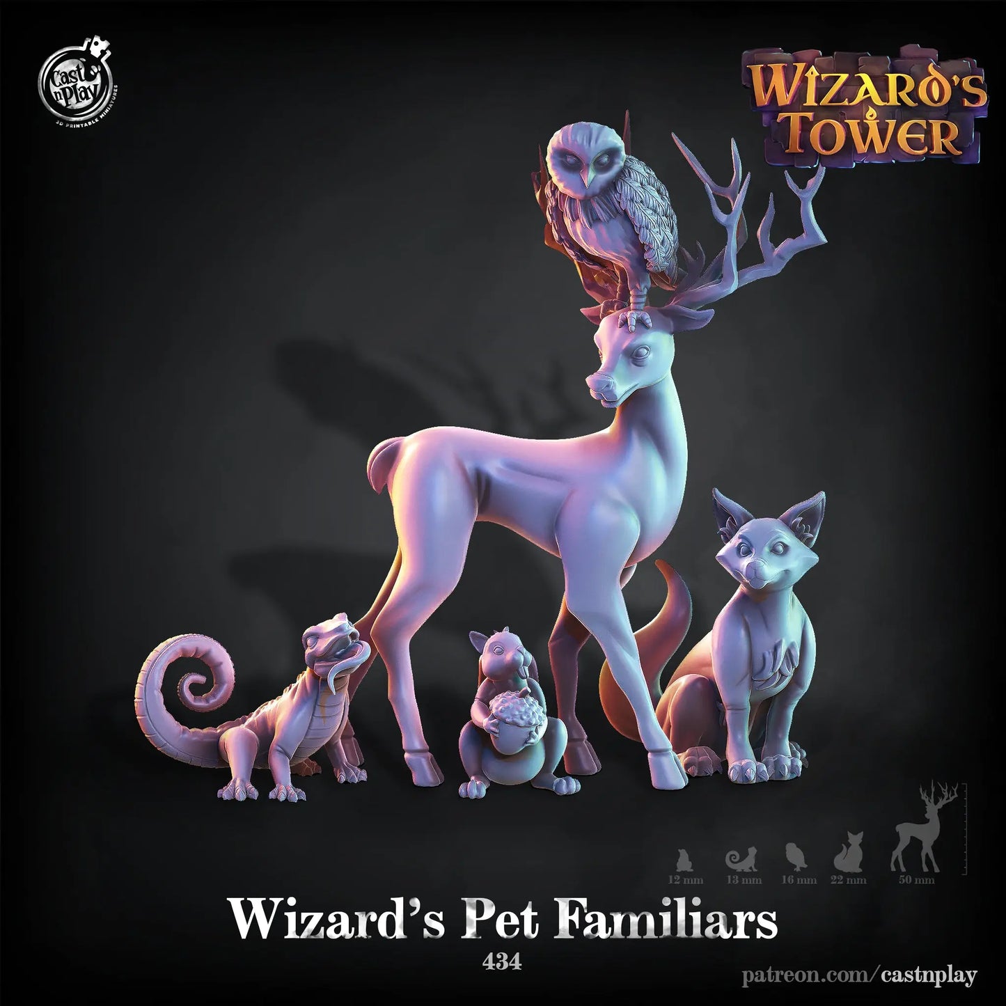 Wizard Pet Familiars - The Print Tavern
