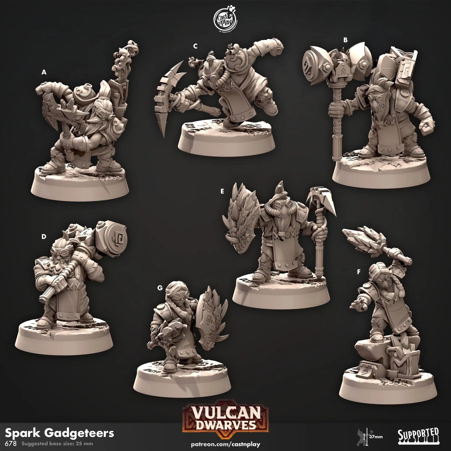 Dwarf - Spark Gadgeteers - The Print Tavern