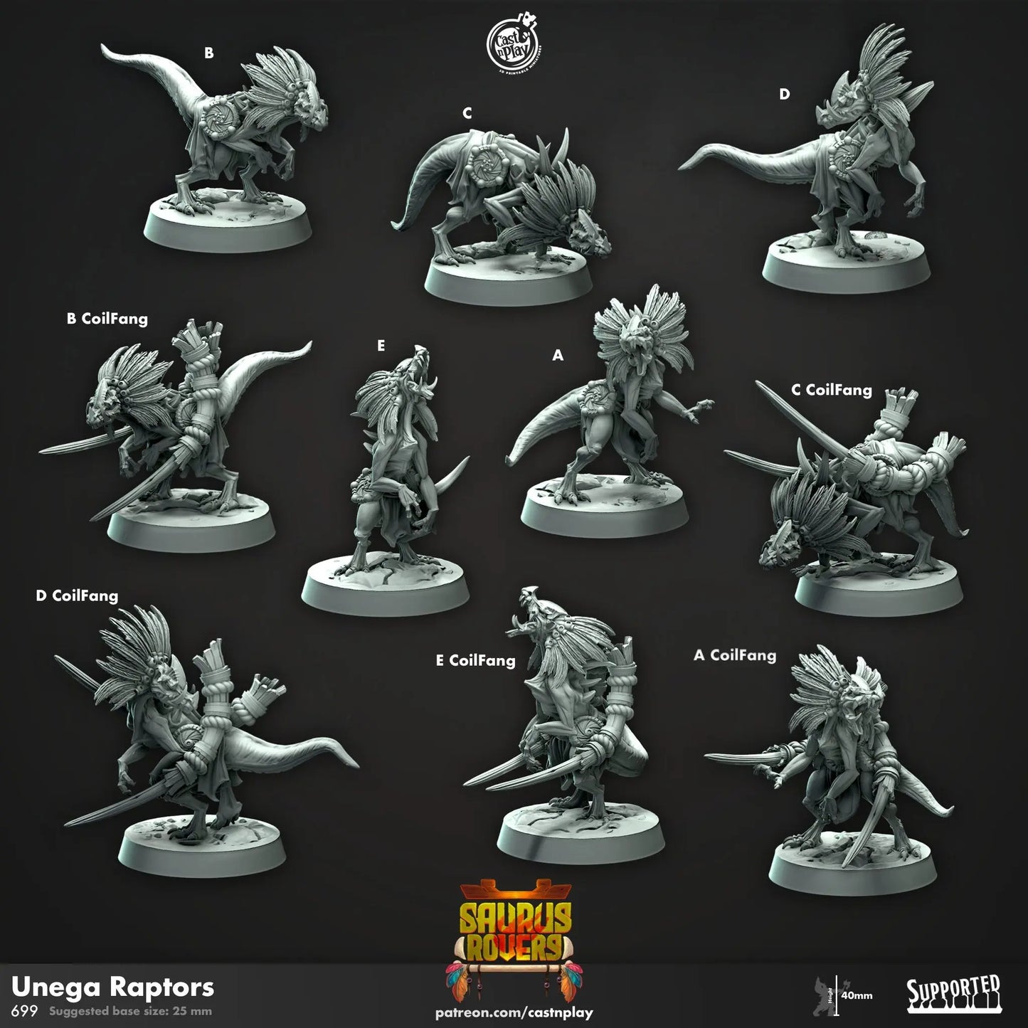 Saurian Raptors - The Print Tavern