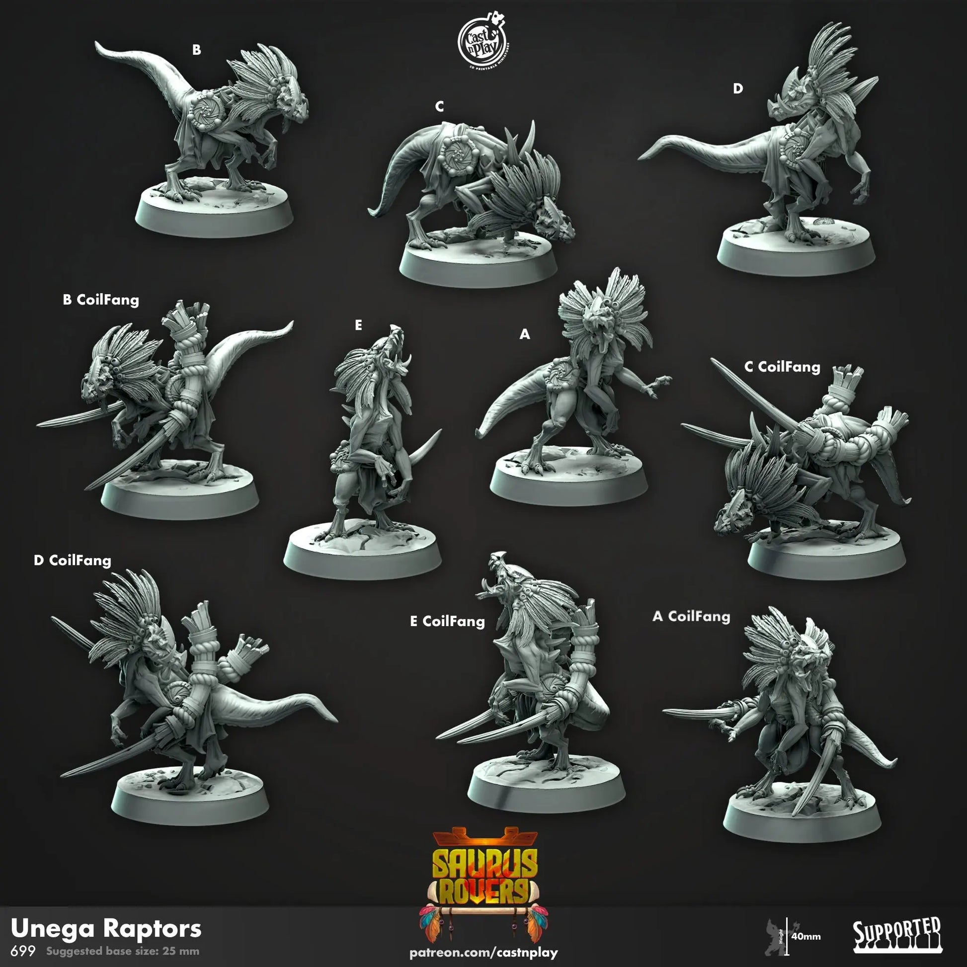 Saurian Raptors - The Print Tavern