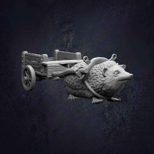 Hedgehog Cart - Whimsical Wooland Animal