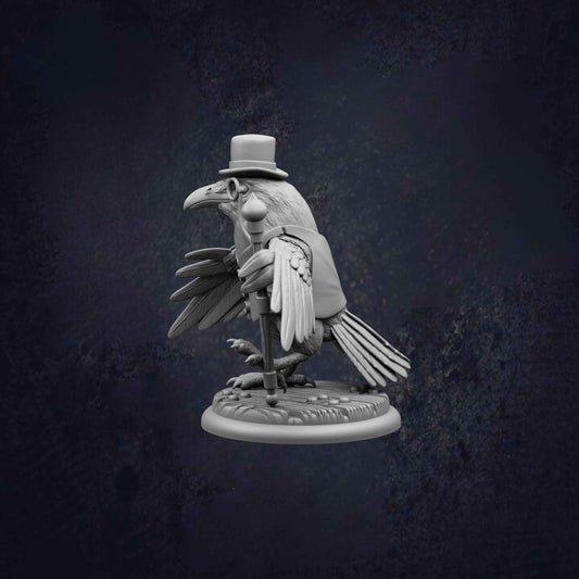 Aristocratic Noble Ravenfolk NPC