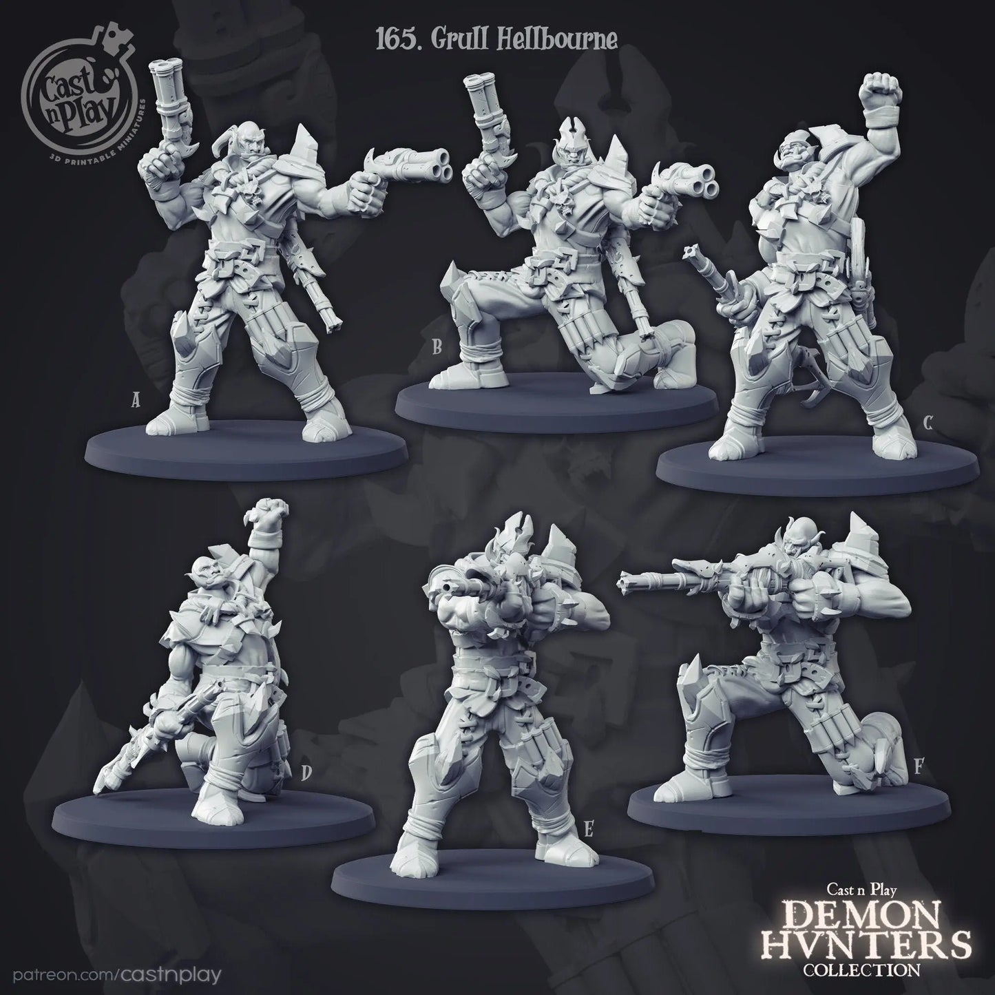 Orc Gunslinger Grull Hellbourne - The Print Tavern