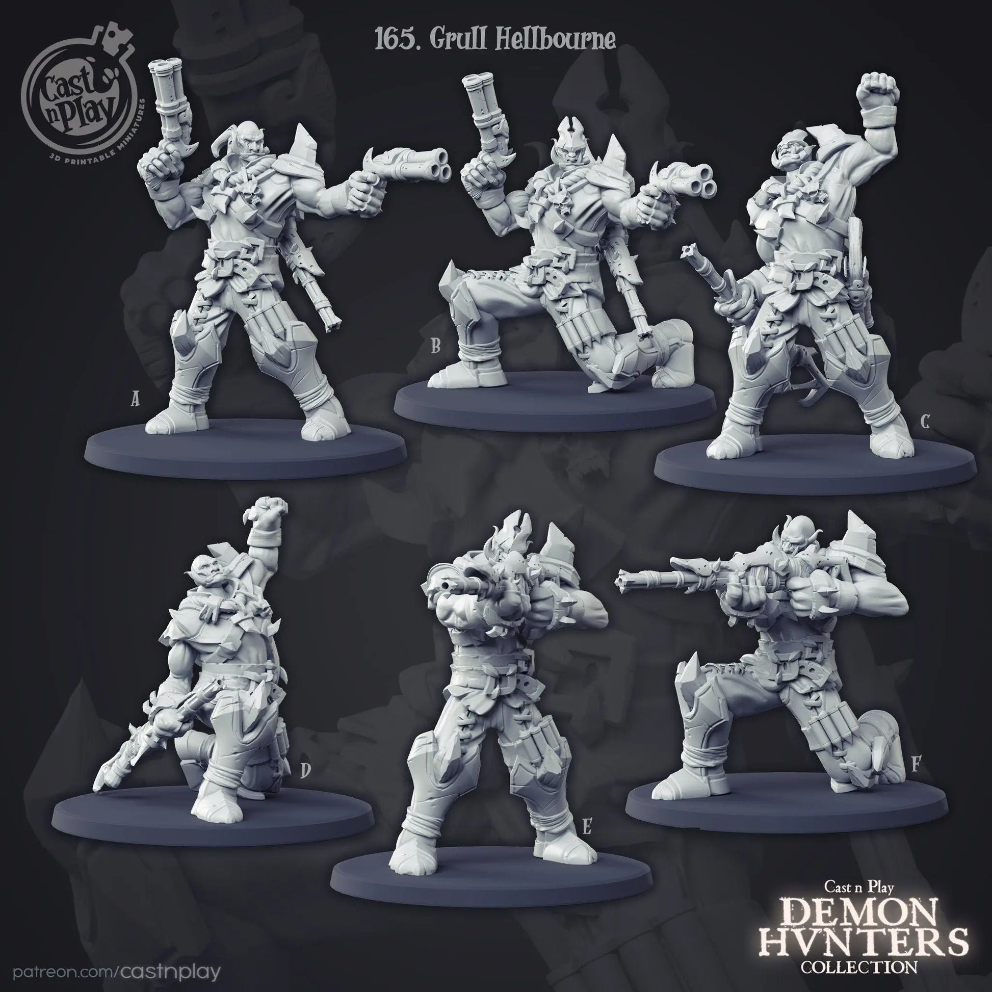 Orc Gunslinger Grull Hellbourne - The Print Tavern