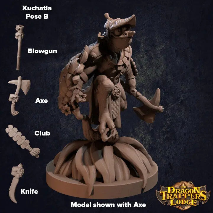 Lizardfolk Xuchatla - The Print Tavern