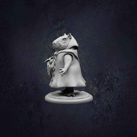 Capybara Forager - Storybook NPC Miniature