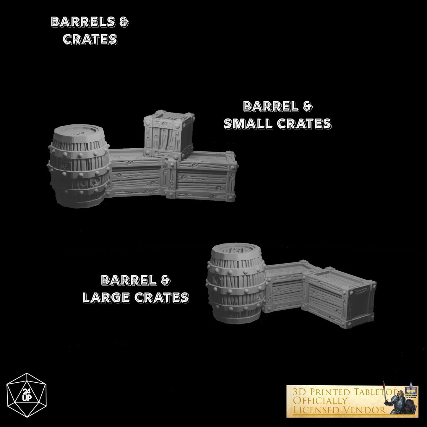 Barrels and Crates - The Print Tavern