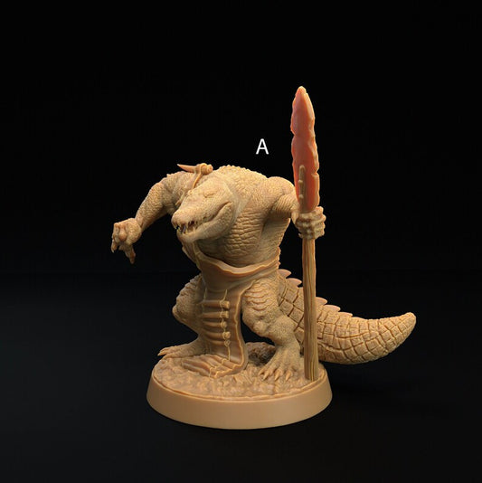 Gator Folk - The Print Tavern D&D RPG Miniature