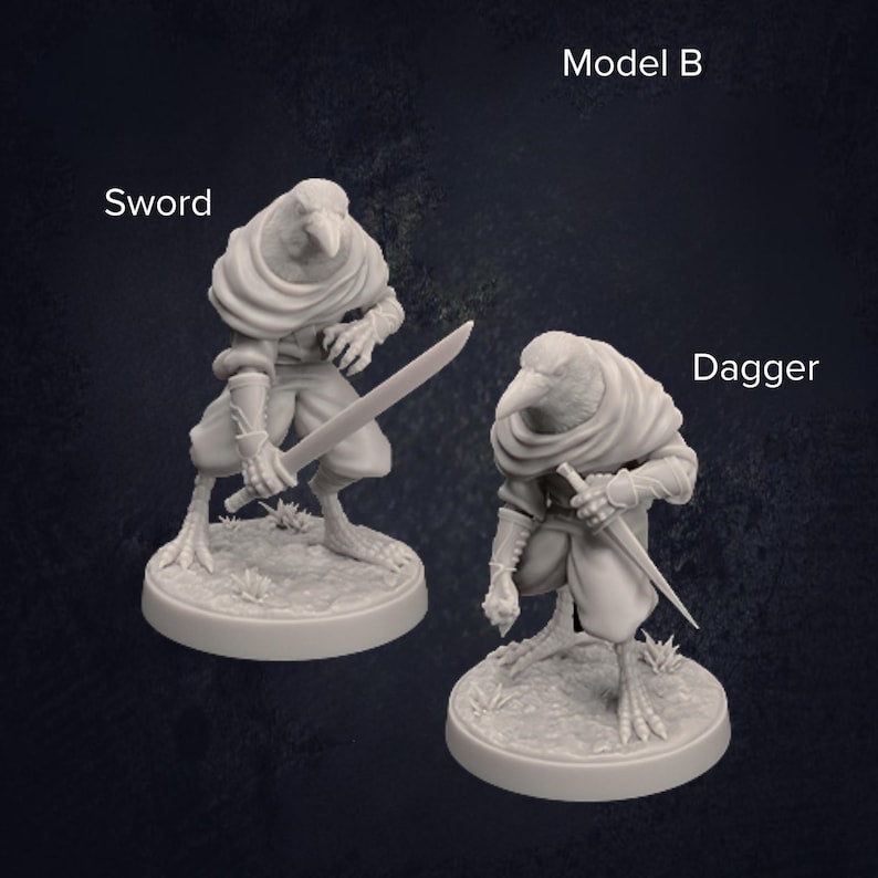 Kenku Ravenfolk Rogues and Fighters