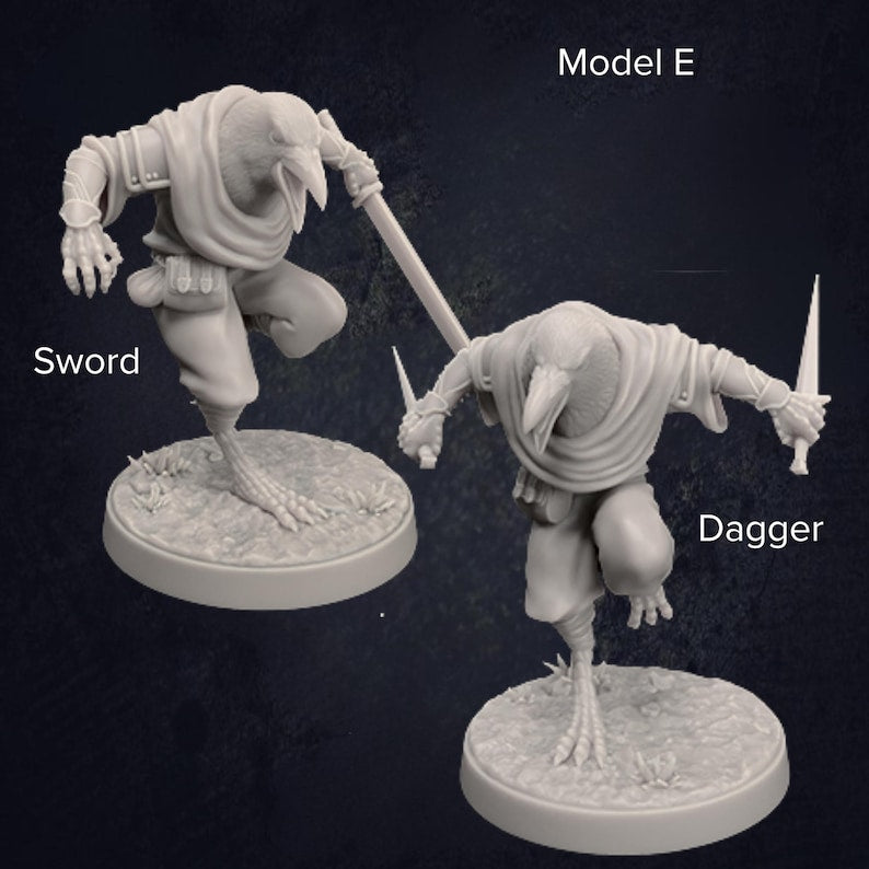 Kenku Ravenfolk Rogues and Fighters