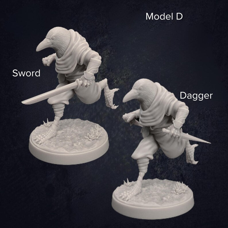 Kenku Ravenfolk Rogues and Fighters